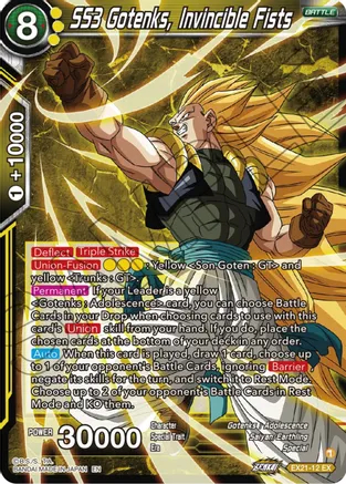 SS3 Gotenks, Invincible Fists - EX21-12 - EX