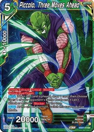 Piccolo, Three Moves Ahead - EX21-17 - EX - Foil