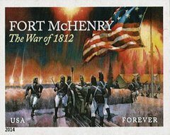 First-Class Forever Stamp - Imperforate The War of 1812: Fort McHenry