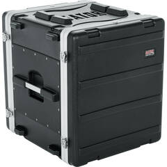 ProX Mixer DJ Combo Flight Case with Laptop Shelf (6 RU Vertcal Rack, 10 RU Top)