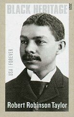 First-Class Forever Stamp - Imperforated Black Heritage: Robert Robinson Taylor