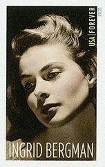 First-Class Forever Stamp - Imperforate Legends of Hollywood: Ingrid Bergman