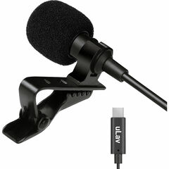 Moza MC1P Lavalier Microphone with 3.5mm Connector and Lightning Adapter for Smartphones