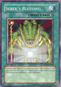 Sebeks Blessing - SD09-EN020 - Common - Unlimited Edition