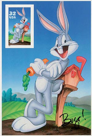 Bugs Bunny, 10th Stamp Imperf Panel
