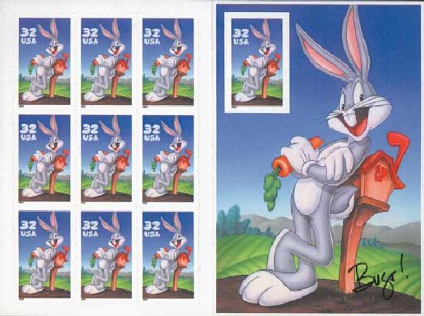 Bugs Bunny, pane of 10