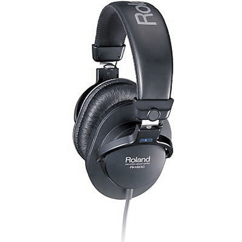 Roland RH-200 Circumaural Closed-Back Monitor Headphones (Black)