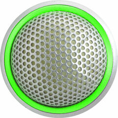 Shure MX395-LED Microflex Low-Profile Cardioid Boundary Microphone with Logic-Control LED for Installs (Silver)