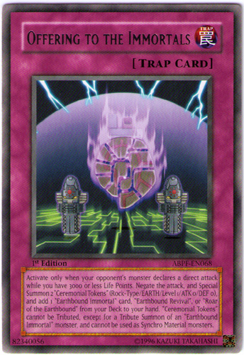 Offering to the Immortals - ABPF-EN068 - Rare - Unlimited Edition