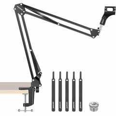 Neewer NW-35 Black Microphone Suspension Scissor Arm Stand Mount