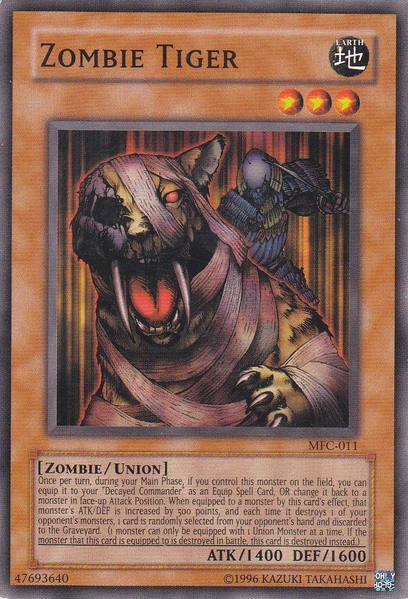 Zombie Tiger - MFC-011 - Common - Unlimited Edition