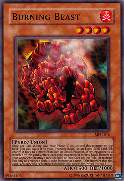 Burning Beast - MFC-016 - Common - Unlimited Edition