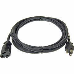Watson AC Power Extension Cord (16 AWG, Black, 75')