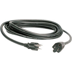 Maximm Cable 1-Outlet 360-Degree Rotating Flat Plug Extension Cord Original Style (16 AWG, Black, 6