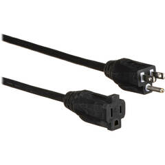 Lex Products NEMA 5-15P to NEMA 5-15R Extension Cord (12 AWG, 10')