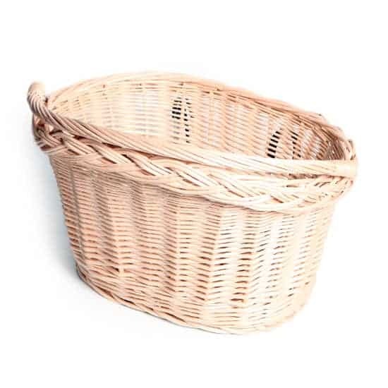 Vivelo Bicycle Wicker Basket Beige