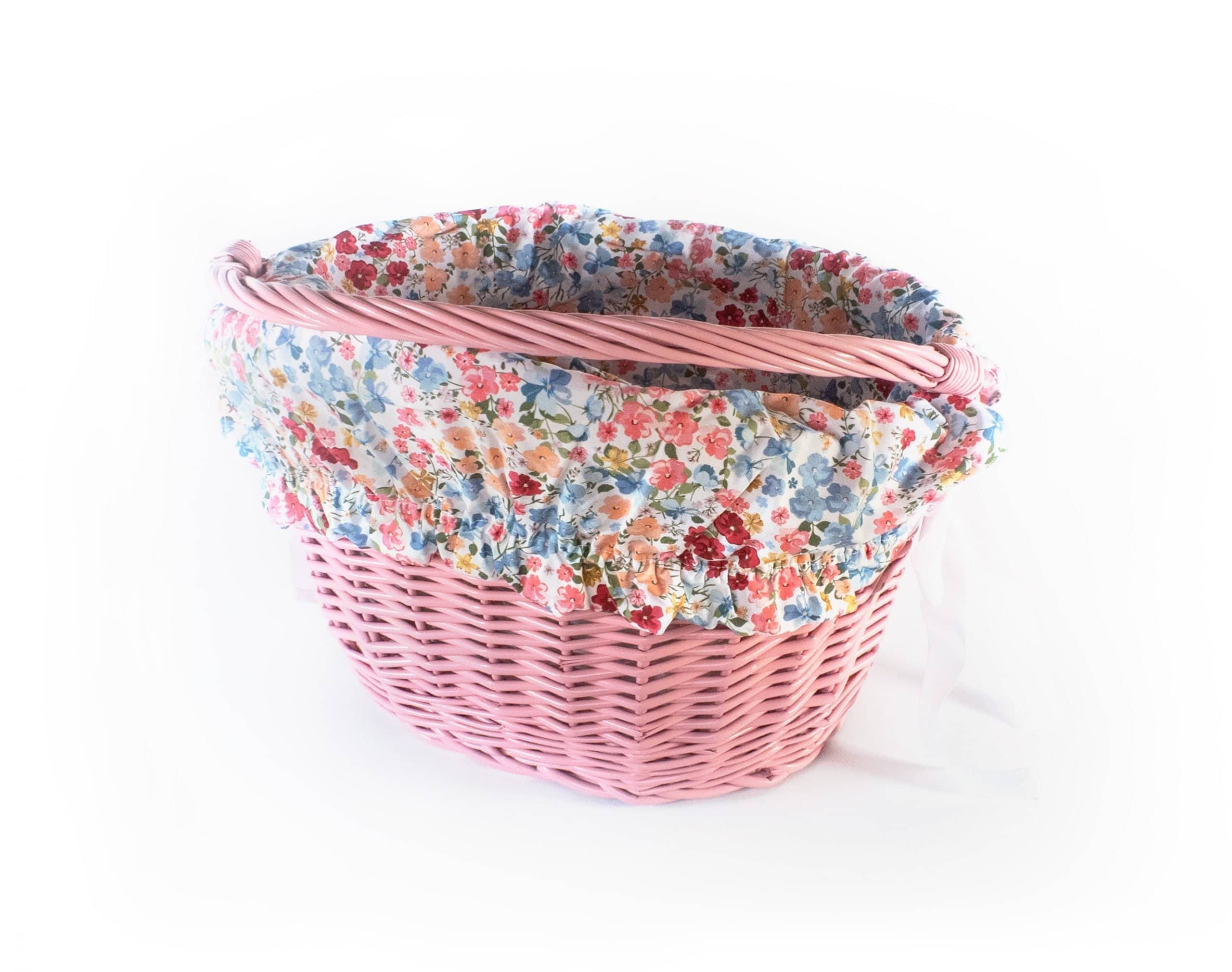 Vivelo Bicycle Basket Liner Garden Flowers