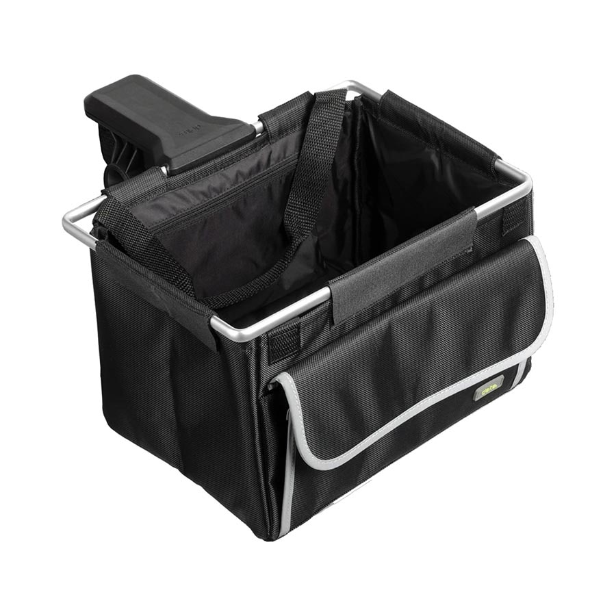 Delta  Delta, Luxe, Basket, Front, Black