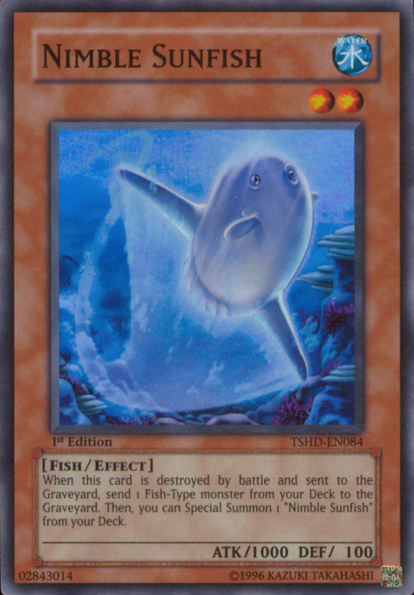Nimble Sunfish - TSHD-EN084 - Super Rare - Unlimited Edition