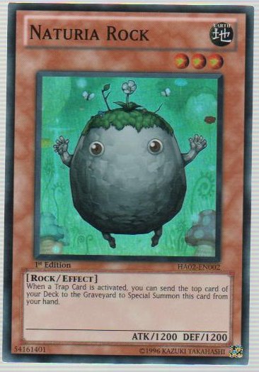 Naturia Rock - HA02-EN002 - Super Rare - Unlimited Edition