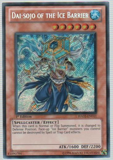 Dai-Sojo de la Barriere de Glace - HA02-EN011 - Secret Rare - edition Illimitee // Hidden Arsenal 2