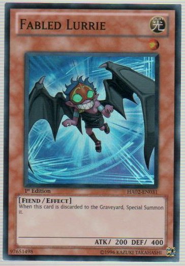 Fabled Lurrie - HA02-EN031 - Super Rare - Unlimited Edition