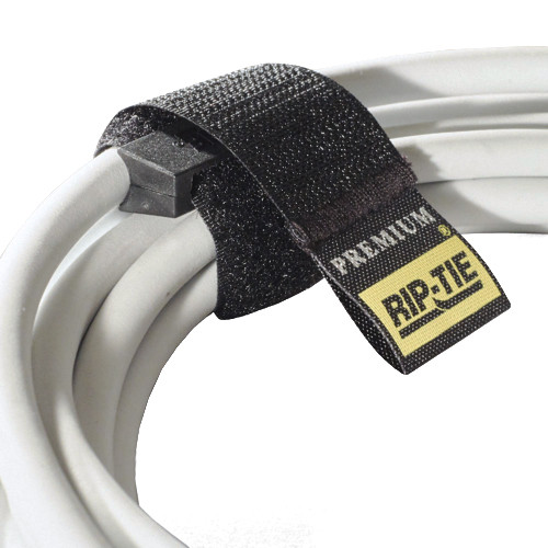 Rip-Tie 1 x 4.5 Rip-Lock CableWrap 10-Pack (Black)
