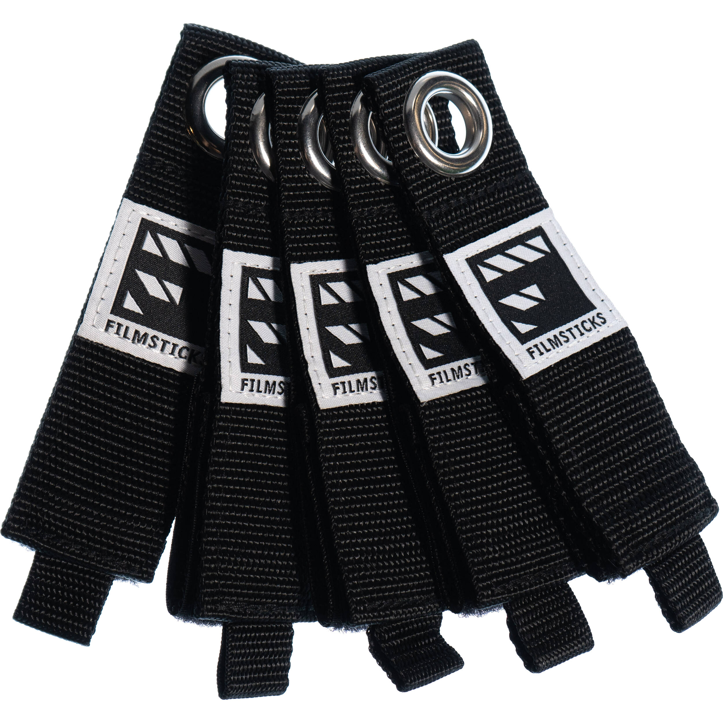 Filmsticks Heavy Duty Cable Straps (Medium, Black, 5-Pack)