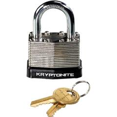 Kryptonite, 44mm Laminated Steel, Padlock, Key, 44mm, 1.7'', Silver