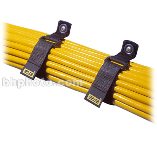 Rip-Tie CinchStrap-EG (1 x 10, 2-Pack, Black)