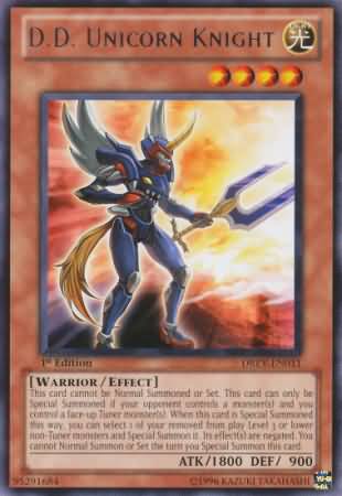 D.D. Unicorn Knight - DREV-EN011 - Rare - Unlimited Edition
