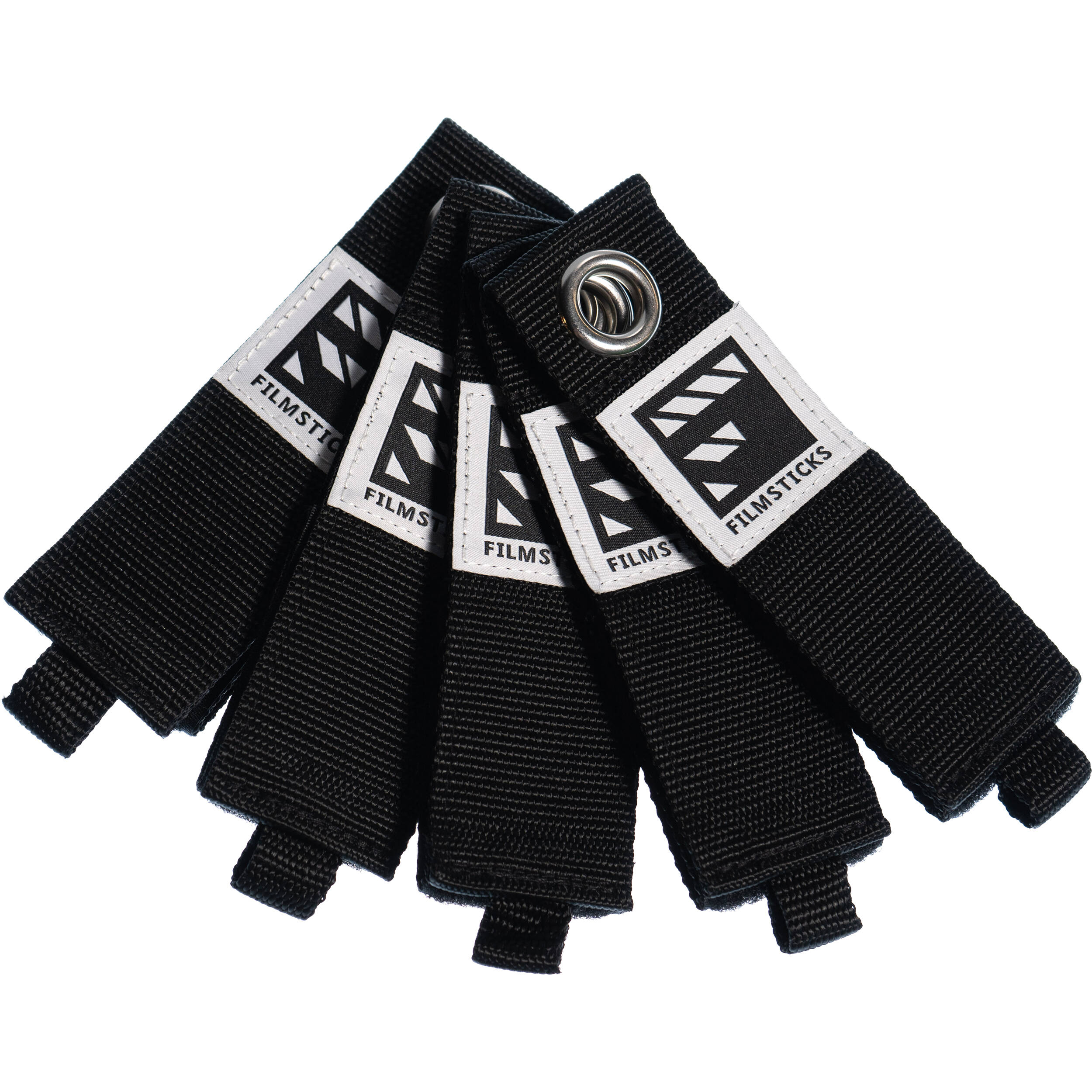 Filmsticks Heavy Duty Cable Straps (Large, Black, 5-Pack)