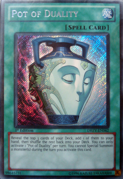 Pot de Dualite - DREV-EN062 - Secret Rare - edition Illimitee // Duelist Revolution - DREV