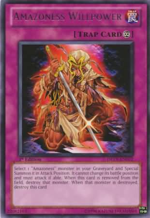 Amazoness Willpower - DREV-EN072 - Rare - Unlimited Edition