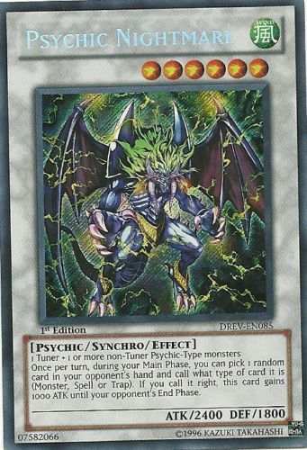 Psychic Nightmare - DREV-EN085 - Secret Rare - Unlimited Edition Psychic Nightmare - DREV-EN085 - Secret Rare - Unlimited Edition