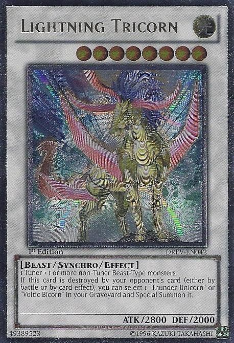 Lightning Tricorn - DREV-EN042 - Ultimate Rare - edition illimitee // Duelist Revolution - DREV