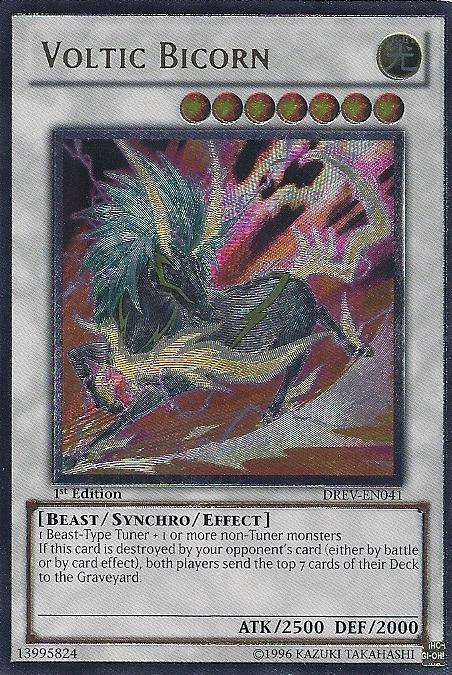 Voltic Bicorn - DREV-EN041 - Ultimate Rare - Unlimited Edition