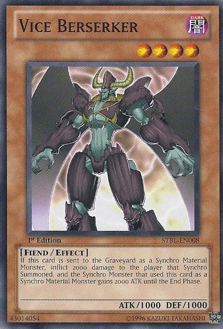 Vice Berserker - STBL-EN008 - Common - Unlimited Edition