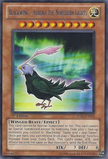 Blackwing - Aurora the Northern Lights - STBL-EN016 - Rare - edition illimitee // Starstrike Blast - STBL