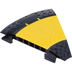 Pyle Pro 4-Channel Rubber Cable Protector(2/Yellow)