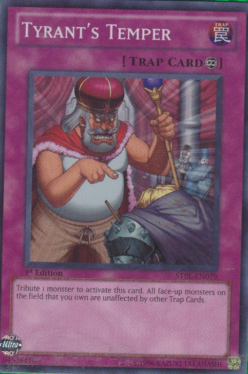 Tyrants Temper - STBL-EN079 - Super Rare - Unlimited Edition