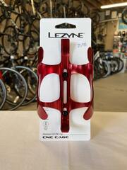 Lezyne Aluminum Full CNC Water Bottle Cage Hi Gloss Red