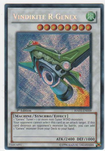 Vindikite R-Genex - HA03-EN059 - Secret Rare - Unlimited Edition