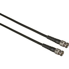 Laird Digital Cinema Mini-RG59 12G-SDI/4K UHD Right-Angle BNC to Right-Angle BNC Cable (Black, 6')