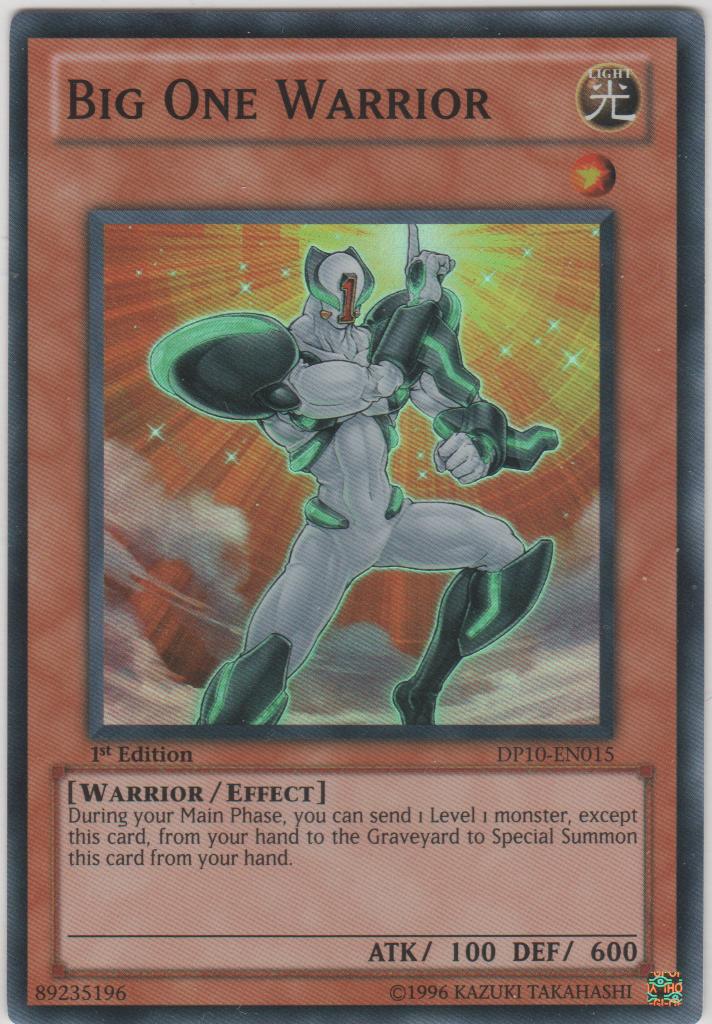 Big One Warrior - DP10-EN015 - Super Rare - Unlimited Edition