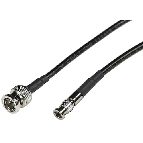 CINEGEARS Thin SDI Cable (Right-Angle to Straight, 30.5)