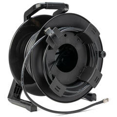 Laird Digital Cinema Mini-RG59 12G-SDI/4K UHD Right-Angle BNC to Right-Angle BNC Cable (Black, 25')