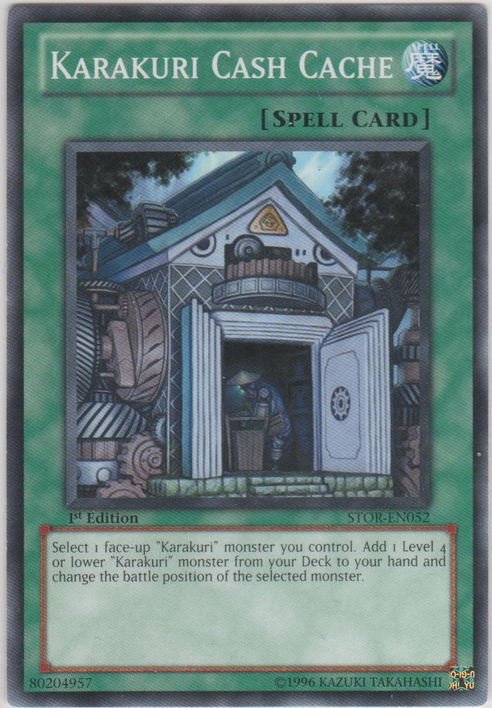 Karakuri Cash Cache - STOR-EN052 - Common - Unlimited Edition