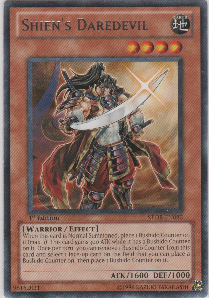 Shien's Daredevil - STOR-EN082 Rare Unlimited Edition