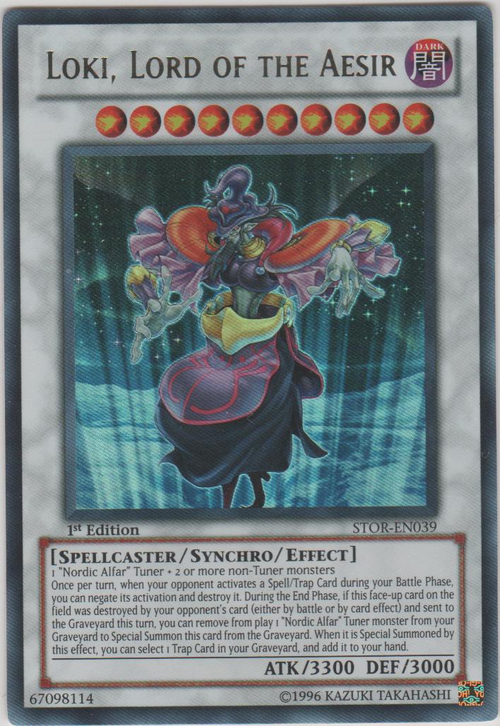 yugioh aesir cards Loki, Lord of the Aesir - STOR-EN039 - Ultra Rare - Unlimited Edition -  YU-GI-OH! Singles » Boosters » Storm of Ragnarok